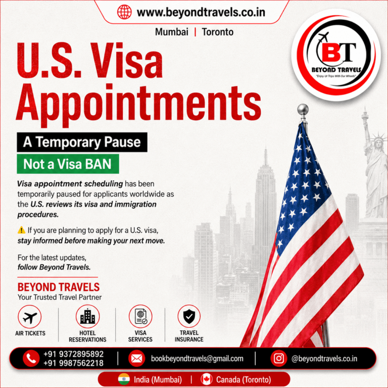 U.S. visa appointments: a temporary pause, not a visa ban