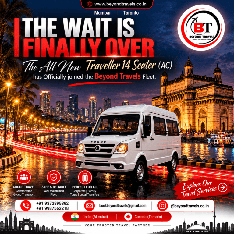 The wait is over: our all-new 14-seater AC Traveller joins the Beyond Travels fleet